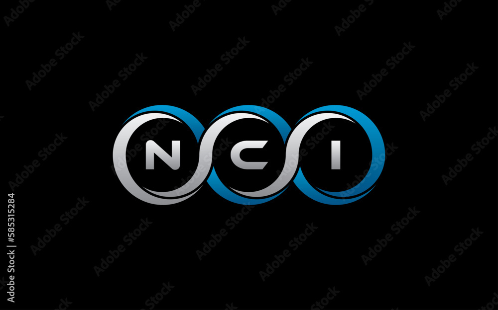 NCI Letter Initial Logo Design Template Vector Illustration NCI Letter Initial Logo Design Template Vector Illustration