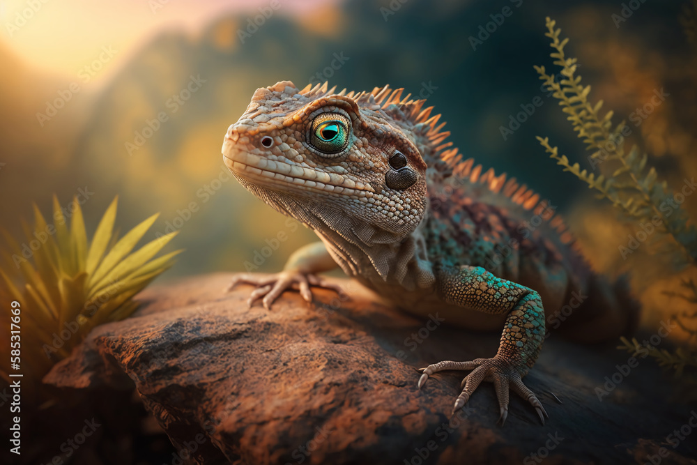 close up of a Multi colour lizard with cyan eyes, on top of a Rock stone at a mountain sight to enjoy nature, wildlife animals, animal closeup, blur, 4K, Animal Wallpaper, wildlife Background, AI
close up of a Multi colour lizard with cyan eyes, on top of a Rock stone at a mountain sight to enjoy nature, wildlife animals, animal closeup, blur, 4K, Animal Wallpaper, wildlife Background, AI