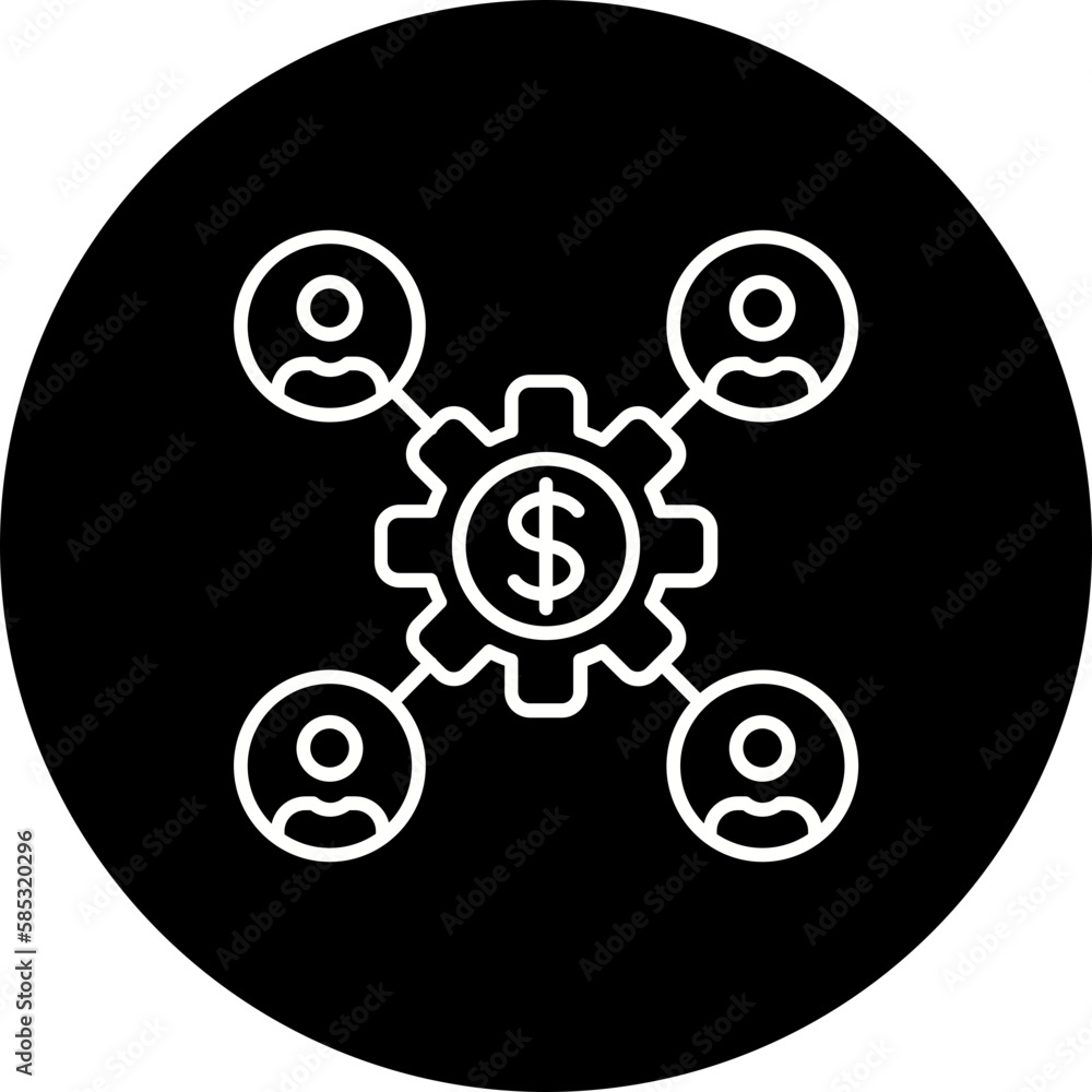 Management Line Inverted Icon Management Line Inverted Icon