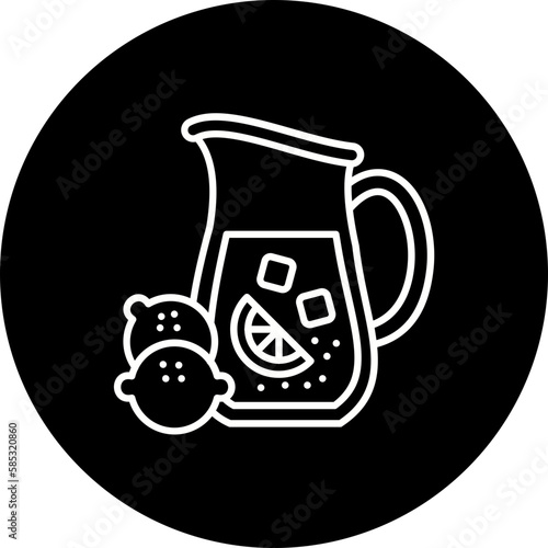 Lemonade Line Inverted Icon