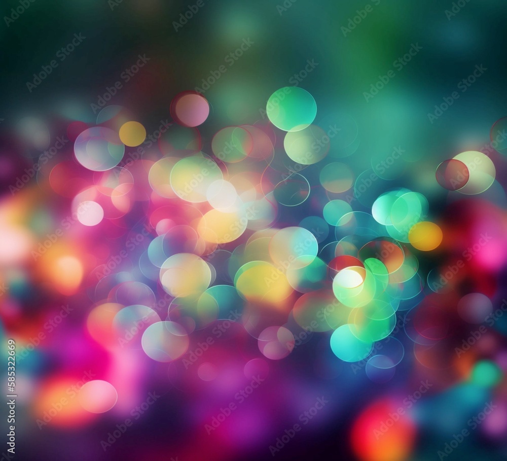 abstract background with bokeh