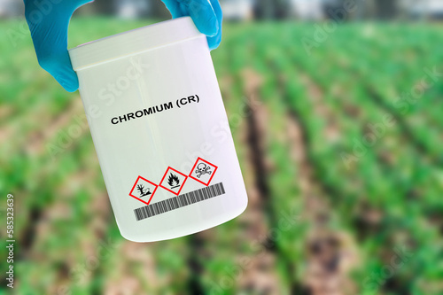  A chemical element used in the production of certain pesticides and fertilizers, but can be toxic to humans and animals in large quantities.