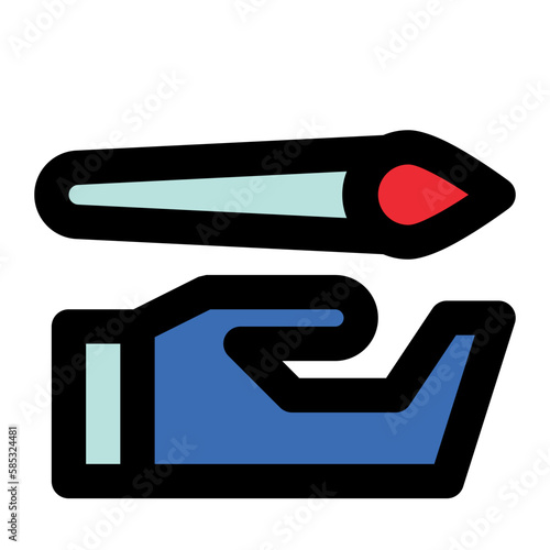 artists fill icon set of world art day celebration