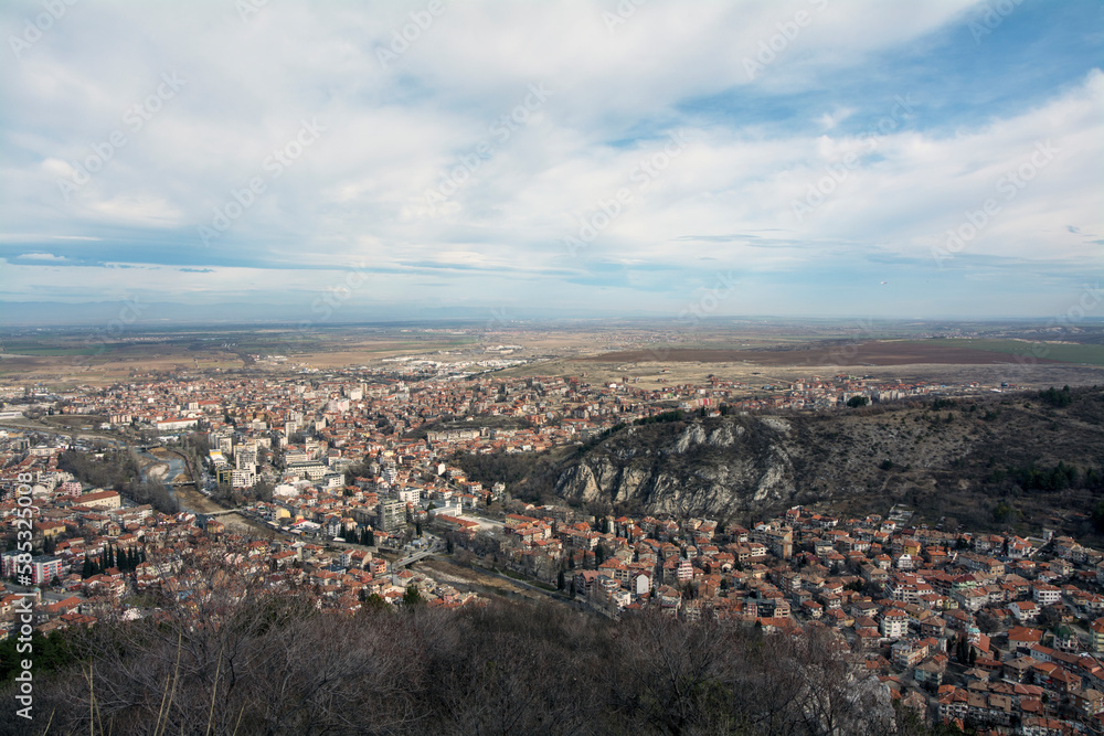 A panoramic view of Asenovgrad from St. Dimitar chapel