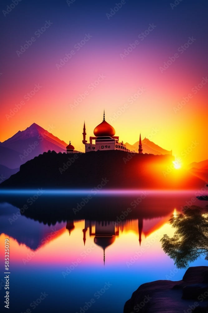 sunset over the river
Mosque in Sunset
Sunset Mosque