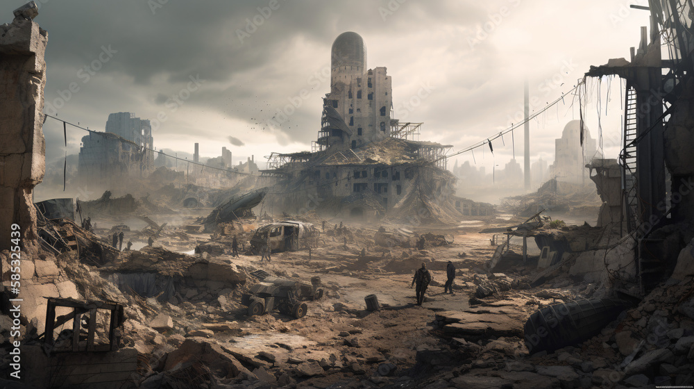 panorama of the ruins of the fortress generative ai panorama of the ruins of the fortress generative ai
