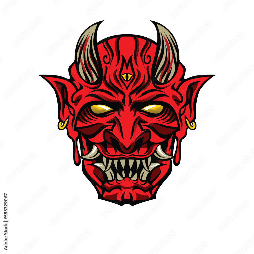 Fototapeta premium mask of a devil