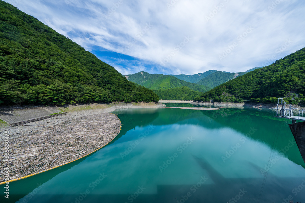Reservoir at Hatanagi-I Dam, Shizuoka, Japan