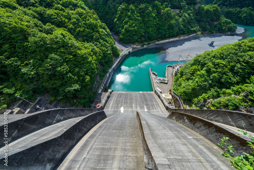 Reservoir at Hatanagi-I Dam, Shizuoka, Japan