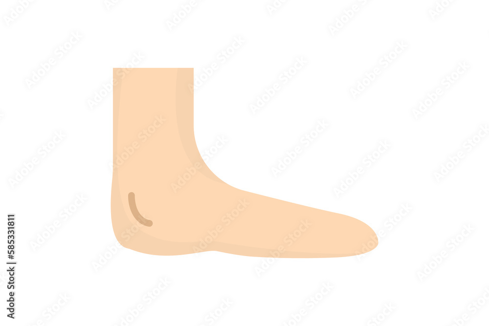 Human leg icon illustration. icon related to human organ. Flat icon style. Simple vector design editable Human leg icon illustration. icon related to human organ. Flat icon style. Simple vector design editable