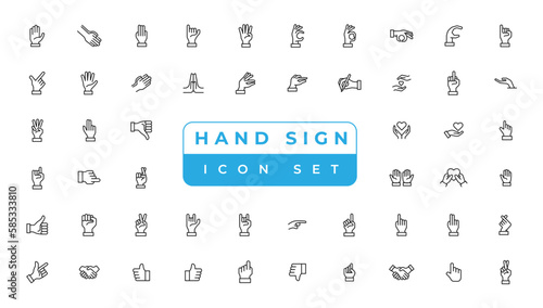 HAND SIGN ICON