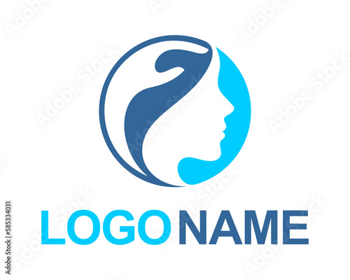 psychologist logo template vector illustration 
