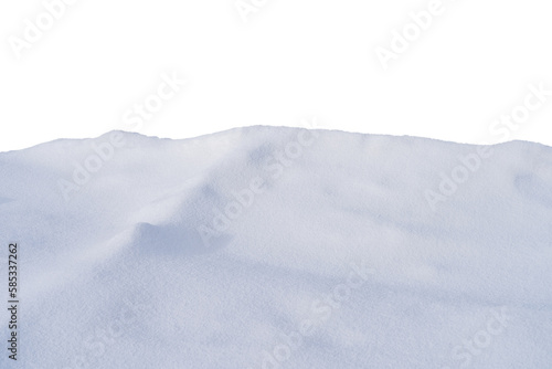 white snow in daylight, background, isolate on black background © Елена Челышева