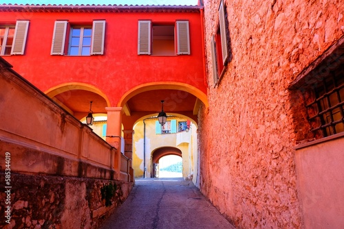 Villefranche sur Mer, old town  photo