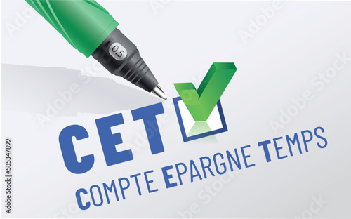 CET - compte épargne temps photo