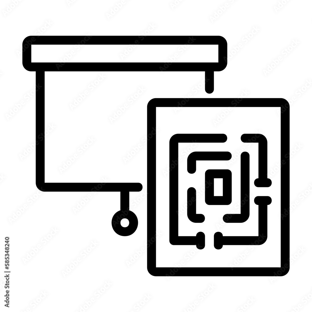 apartment, presentation icon