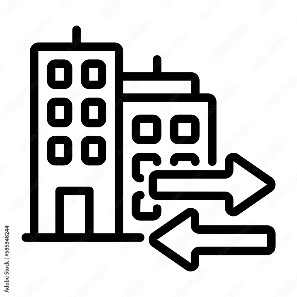 apartment, house change icon apartment, house change icon