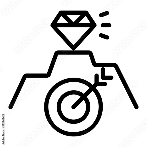 business 2, milestone icon