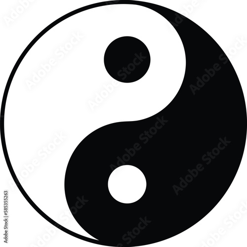 The yin yang symbol, china symbol