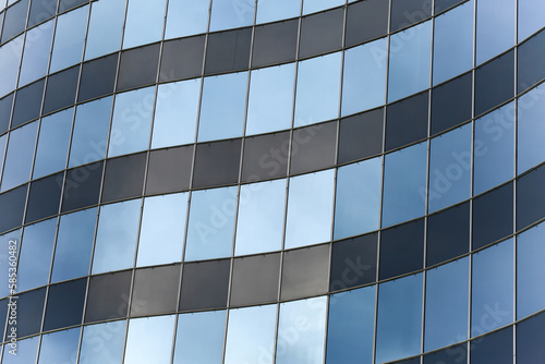 windows of modern office building
