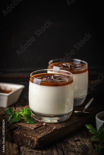 Foto Vanilla panna cotta
