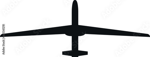 Military drone icon sign. Technology signs and symbols.