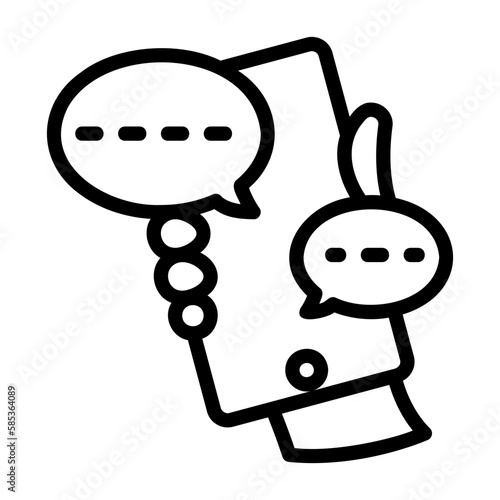 communication, chat app icon