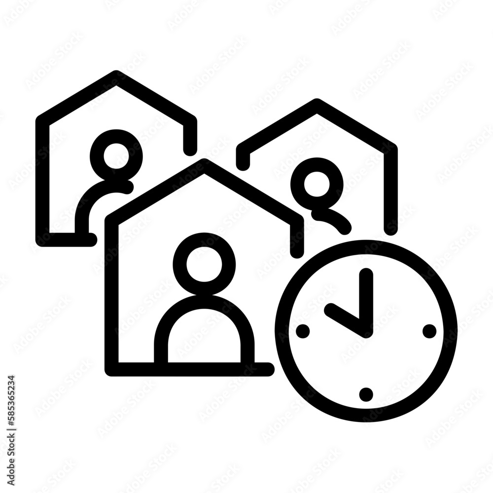 lockdown, time restriction icon lockdown, time restriction icon