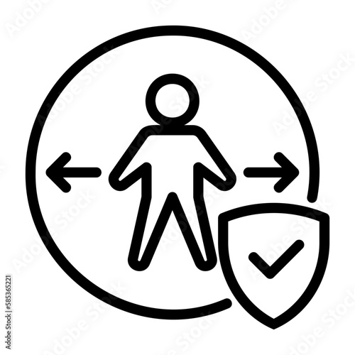 lockdown, protection icon