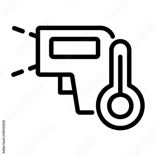 lockdown, thermo check icon