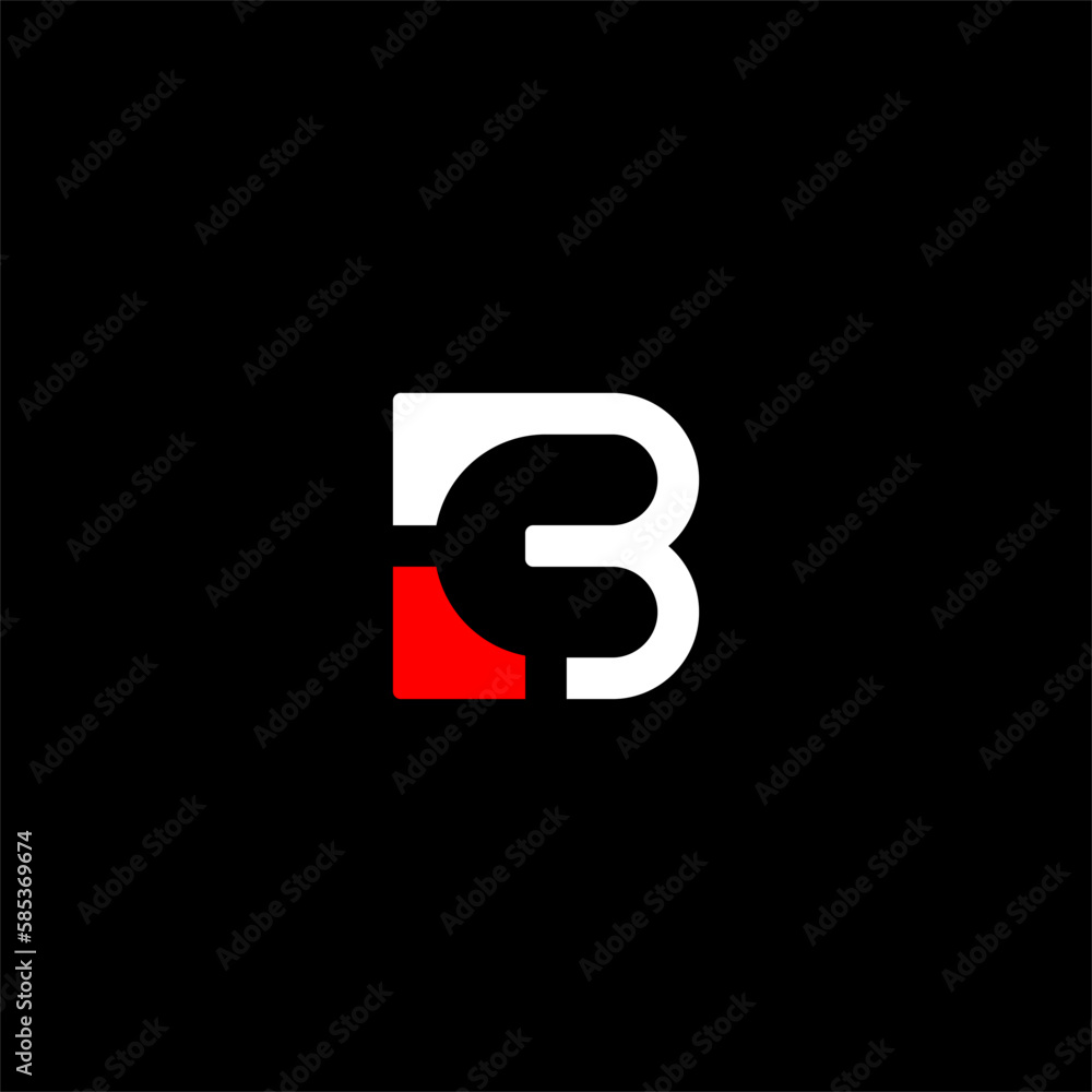 Bold Fun letter B and C logo Bold Fun letter B and C logo