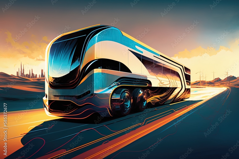Journey Into Next-Generation Mobility: The Novel Artistic Interpretations of Autonomous Vehicles in Motion Generative AI