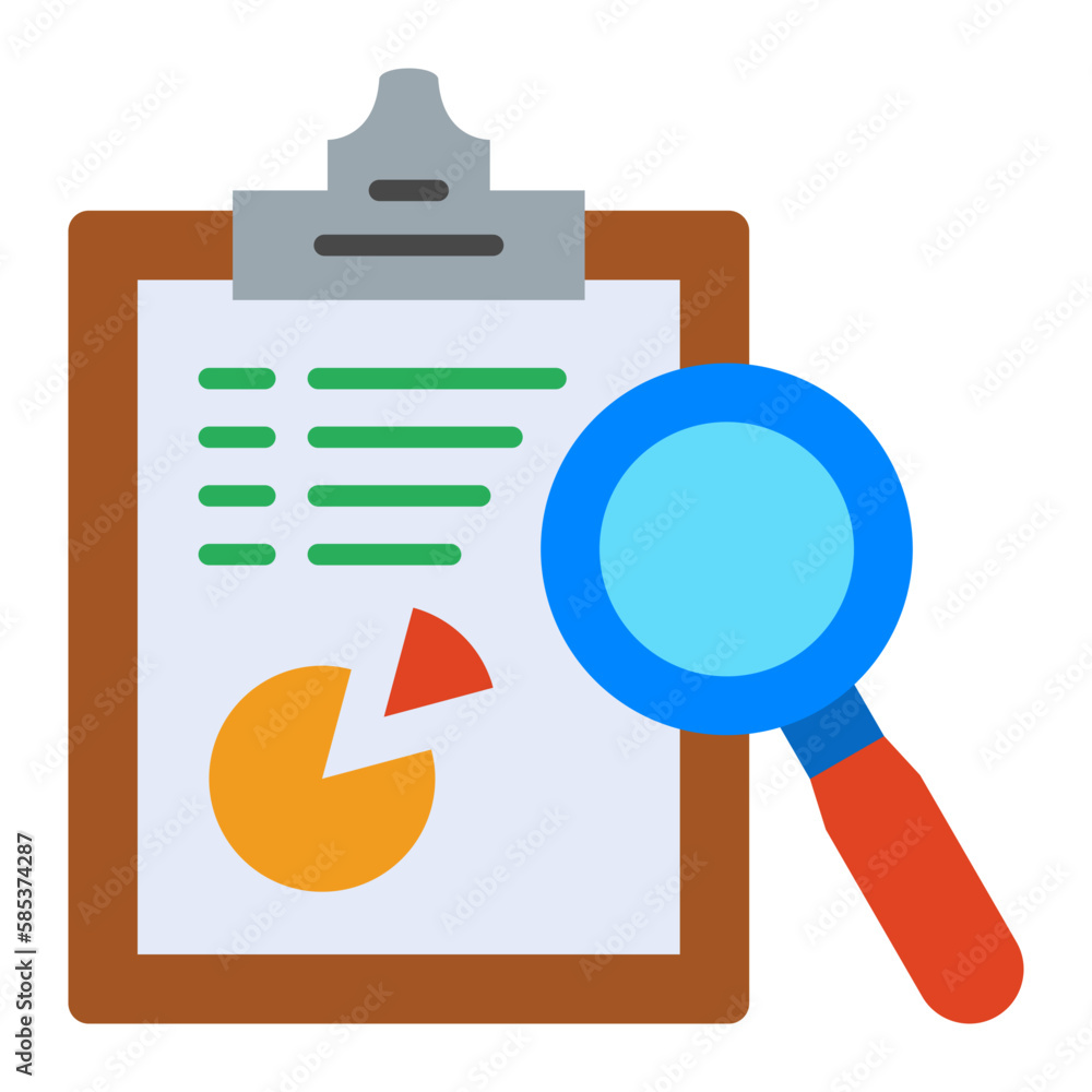 Research Flat Icon Research Flat Icon