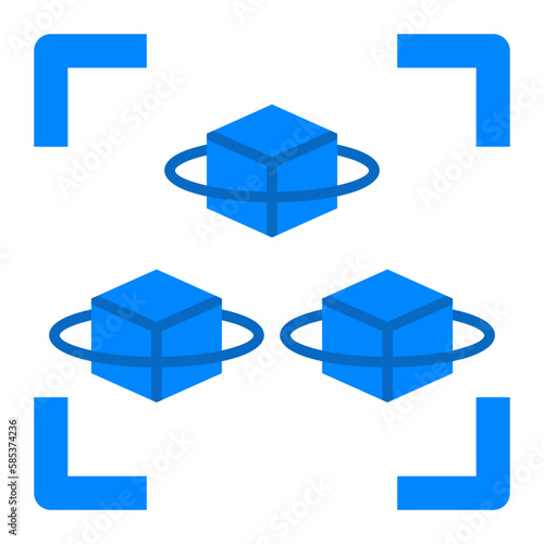 Cubes Flat Icon