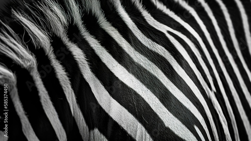 Zebra skin texture  Generative AI