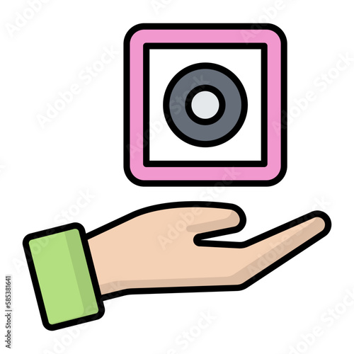 Instagram Line Color Icon