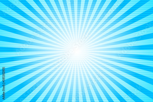 Light blue sprite background with shiny concentration lines.