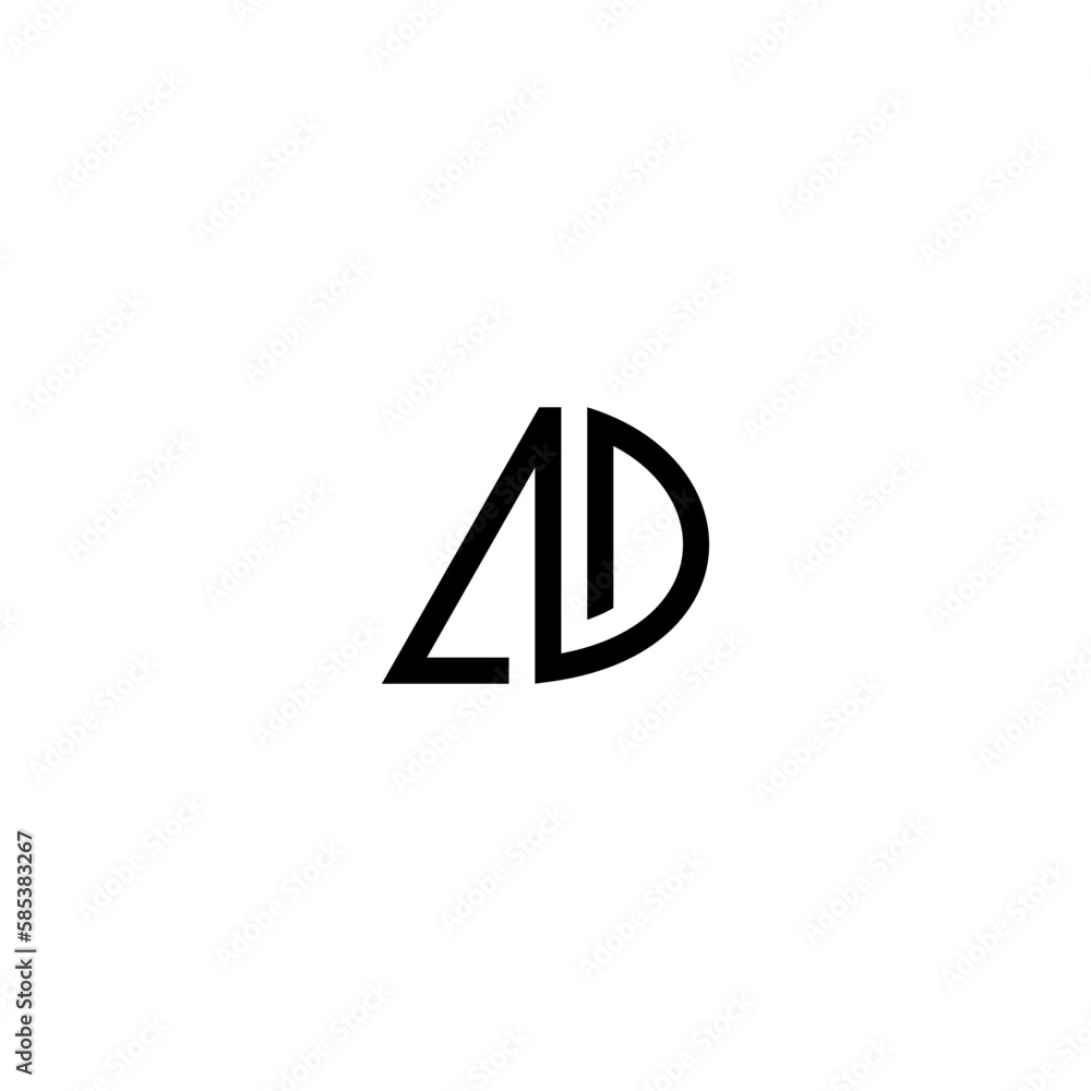 Premium design Logo with initial, letter, alphabet AD for company branding and other Premium design Logo with initial, letter, alphabet AD for company branding and other