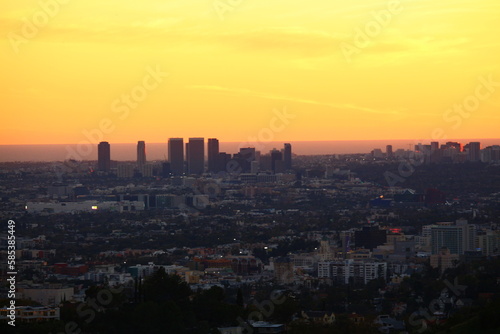 Sonnenuntergang über Los Angeles © Laurenz
