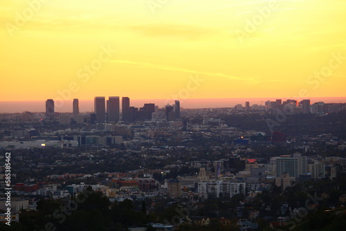 Sonnenuntergang über Los Angeles © Laurenz