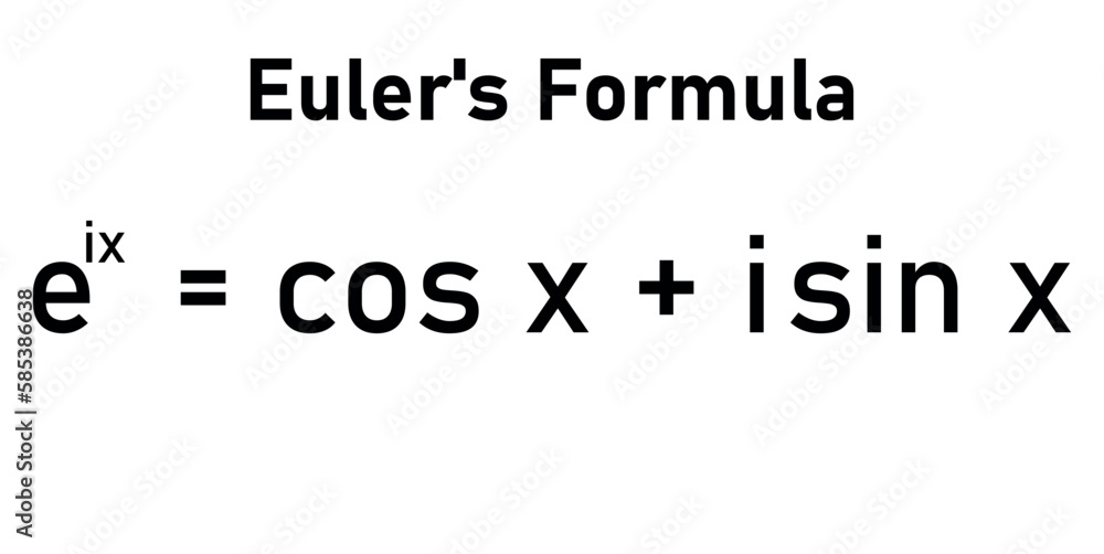 Euler's formula in mathematics vector Euler's formula in mathematics vector
