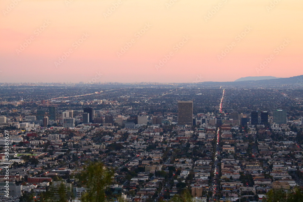 Sonnenuntergang in Los Angeles