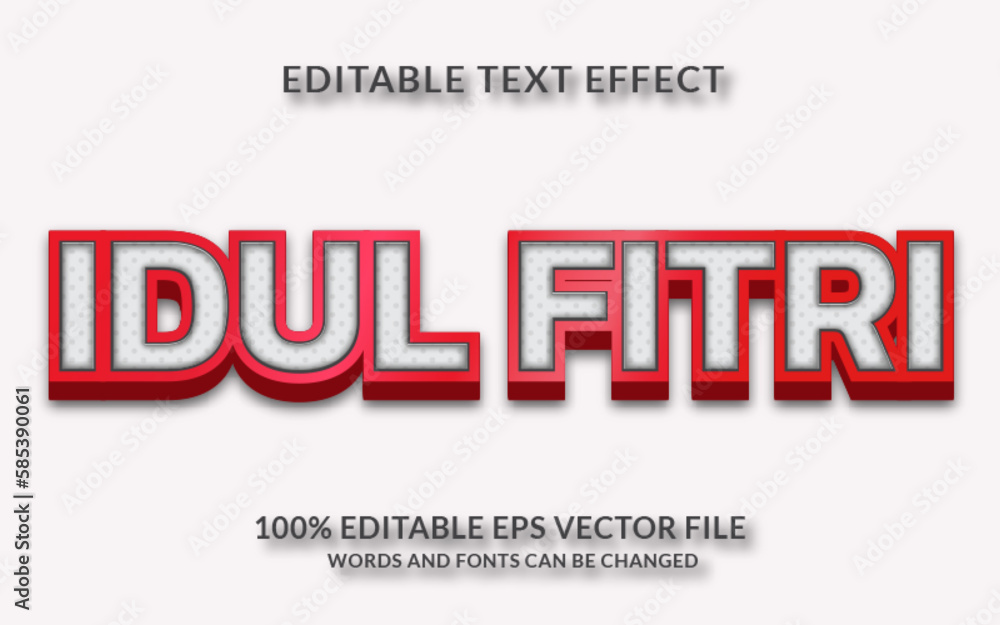 Idul Fitri Editable Text Effect Idul Fitri Editable Text Effect