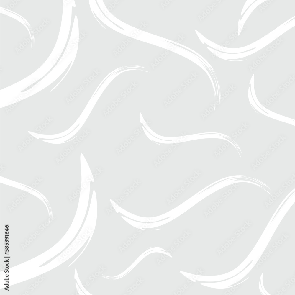 Fototapeta premium abstract hand drawn doodle background, seamless arch pattern in gray color. vector illustration
