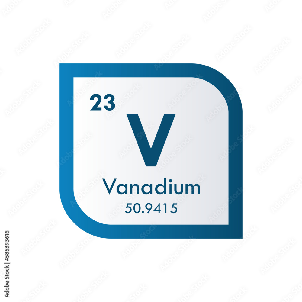 vanadium icon set. vector template illustration for web design vanadium icon set. vector template illustration for web design