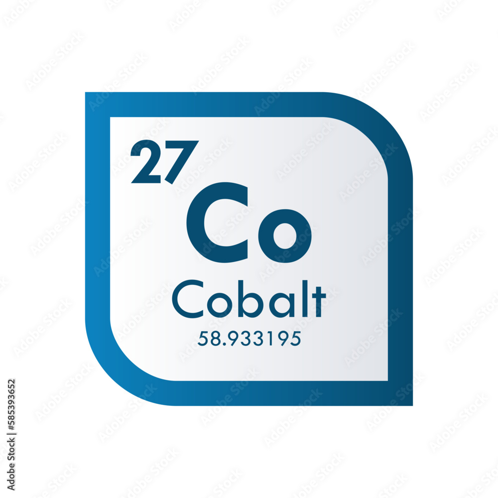 cobalt icon set. vector template illustration for web design cobalt icon set. vector template illustration for web design