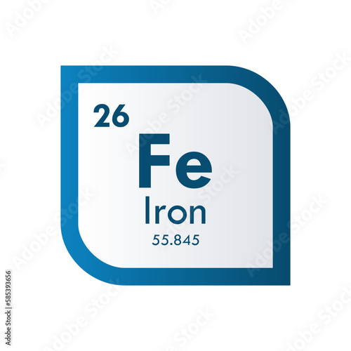 iron icon set. vector template illustration  for web design