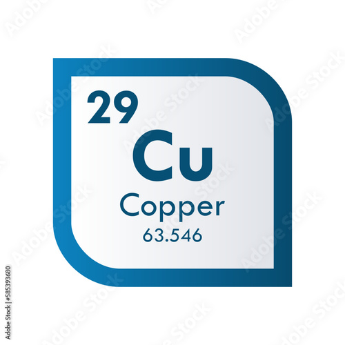 copper icon set. vector template illustration  for web design