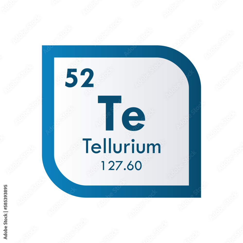 tellurium icon set. vector template illustration for web design tellurium icon set. vector template illustration for web design