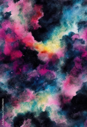 Colourful space cloud backgrounds  © bilge